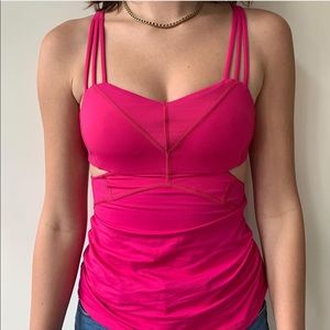 Lulu Lemon Cross-Back Tank